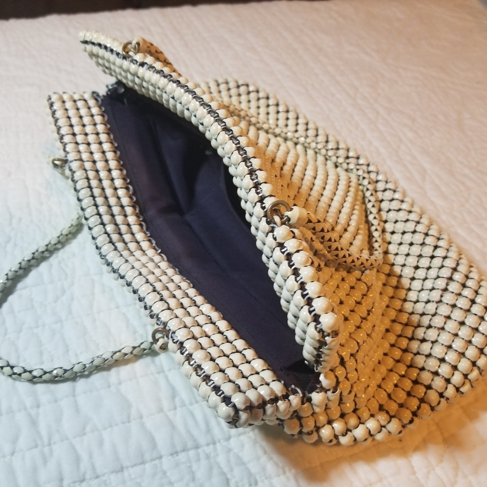 Rare! Vintage Whiting & Davis Metal Handbag - Picture 6 of 14